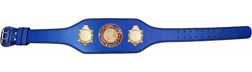 CHAMPIONSHIP BELT - BUD003/G/FLAGG - AVAILABLE IN 4 COLOURS